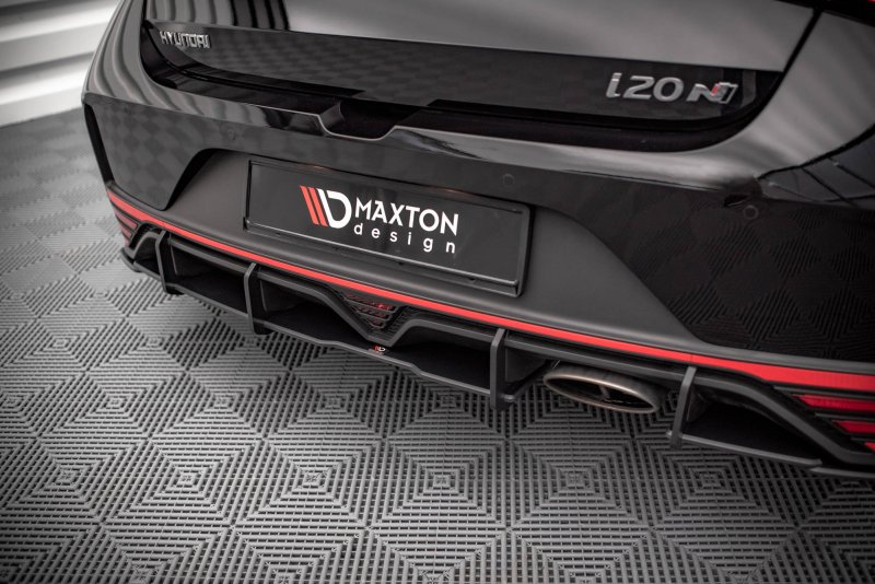 Maxton Street Pro Heckschürze für Hyundai I20 N Mk3 HYI203NCNC-RS1BRB