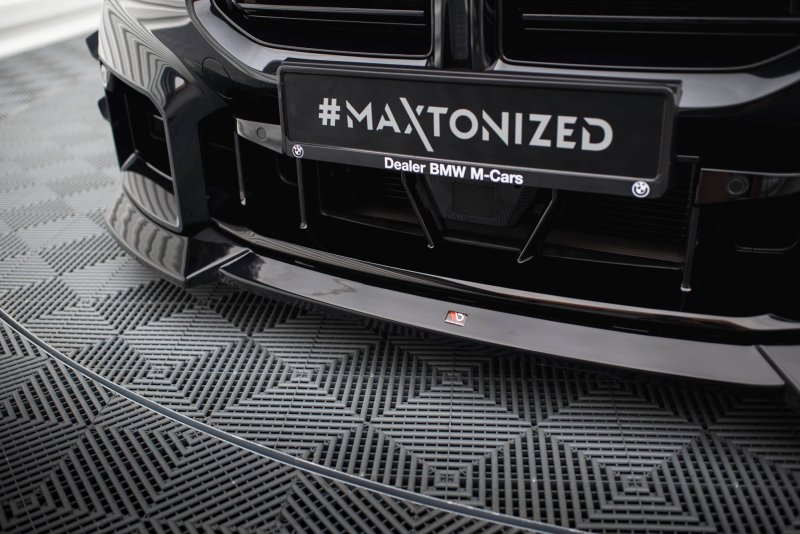 Maxton Front Ansatz V.2 für BMW M2 G87 schwarz Hochglanz BM-M2-G87-FD2-G