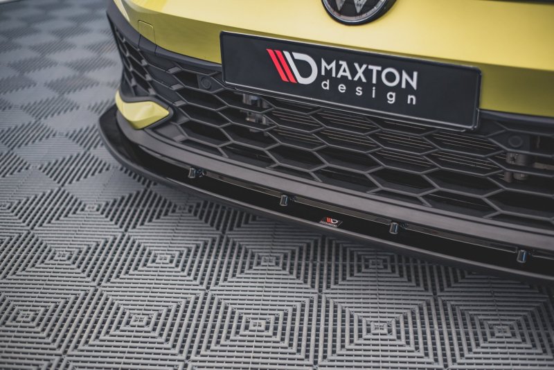Maxton Front Ansatz V.4 für Volkswagen Golf 8 GTI Clubsport schwarz Hochglanz VW-GO-8-GTI-CS-FD4-G