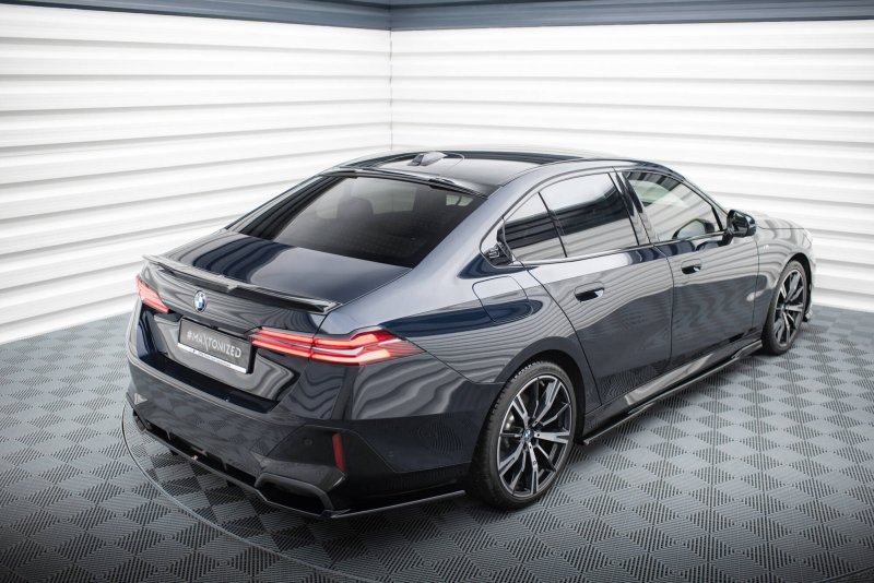 Maxton Heckscheiben Spoiler BMW 5er / i5 M-Paket G60 schwarz Hochglanz BM-5-G60-MPACK-H1-G