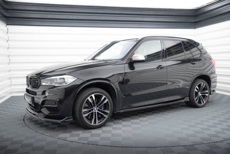 Maxton Seitenschweller Ansatz V.2 BMW X5 M-Paket F15 schwarz Hochglanz BM-X5-15-M-SD2-G