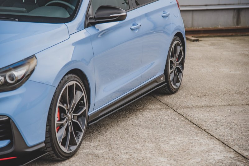 Maxton Racing Seitenschweller Ansatz für Hyundai I30 N Mk3 / Mk3 FL Hatchback / Fastback HYI303NCNC-SD2B