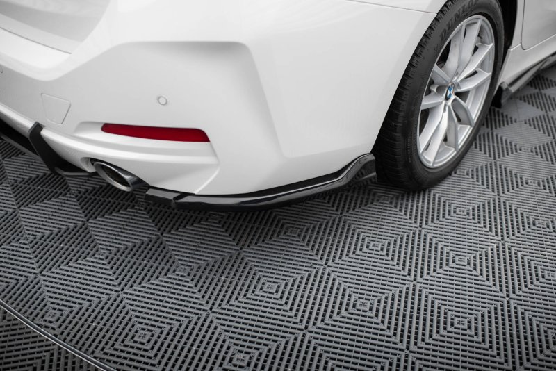 Maxton Heck Ansatz Flaps Diffusor BMW 3er Limousine / Touring G20 / G21 Facelift schwarz Hochglanz BM-3-21F-RSD1-G