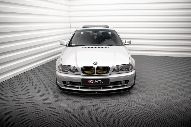 Maxton Front Ansatz V.2 BMW 3er Coupe E46 schwarz Hochglanz BM-3-46-C-FD2-G