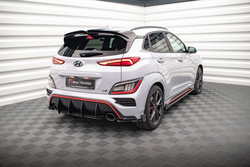Maxton Heck Ansatz Flaps Diffusor V.1 +Flaps für Hyundai Kona N Mk1 HY-KO-1-N-RSD1G+RSF1B