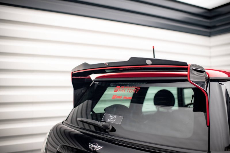 Maxton Spoiler CAP V.2 für Mini Cooper John Cooper Works R56 schwarz Hochglanz MC-S-2-56-JCW-CAP1-G