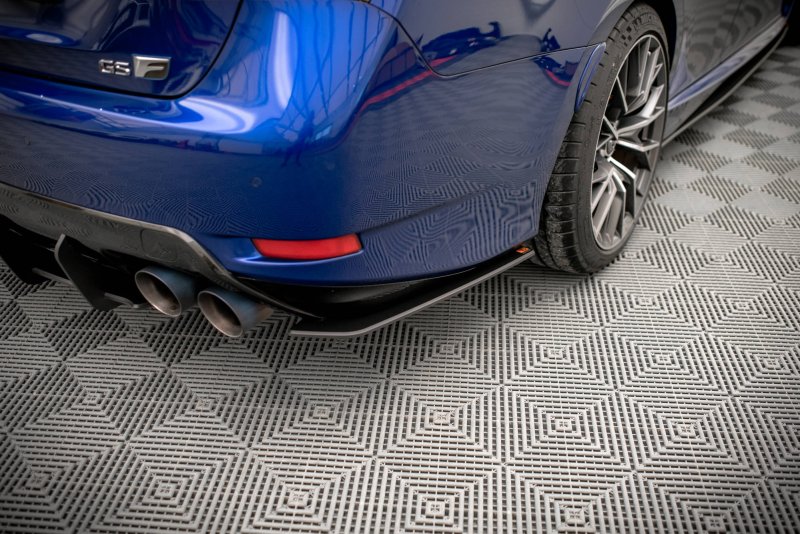 Preview: Maxton Street Pro Heck Ansatz Flaps Diffusor für Lexus GS F Mk4 Facelift LEGSF4FCNC-RSD1B