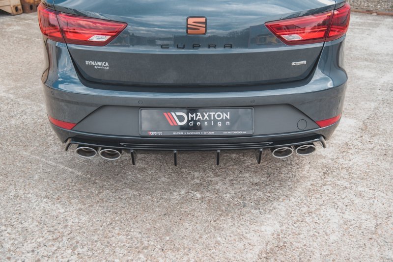 Maxton Diffusor Heck Ansatz V.3 für Seat Leon Cupra ST Mk3 FL SE-LE-3F-CU-ST-RS2G-OO_OO