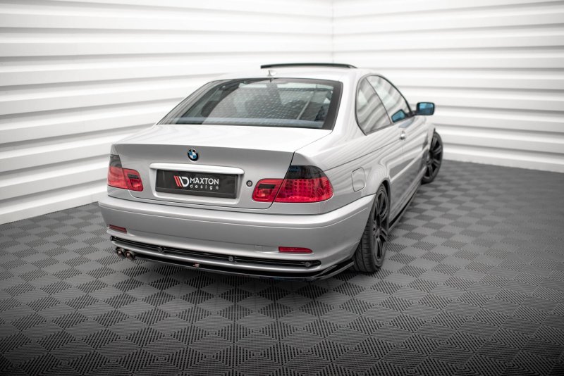 Maxton Heck Ansatz Flaps Diffusor BMW 3er Coupe E46 schwarz Hochglanz BM-3-46-C-RSD1-G