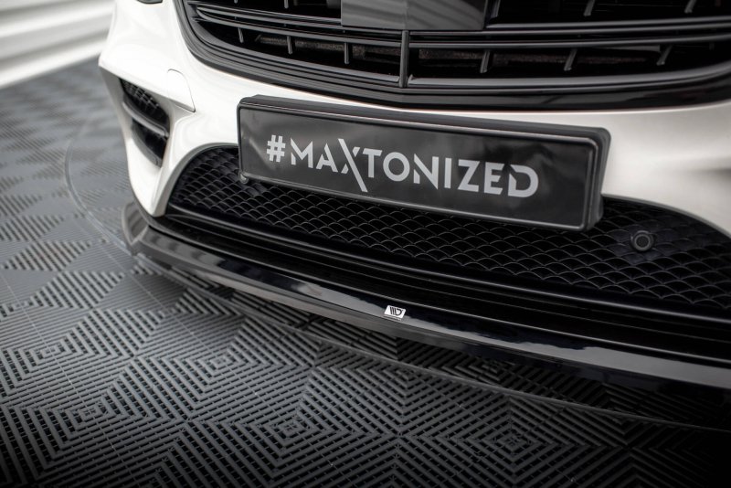 Preview: Maxton Front Ansatz V.1 Mercedes-Benz S AMG-Line W222 Facelift schwarz Hochglanz ME-S-222F-AMGLINE-FD1-G