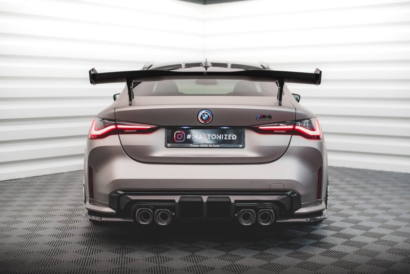 Maxton Carbon Fiber Heck Ansatz Flaps Diffusor für BMW M4 G82 CF-BM-4-G82-M-RSD1-245-P