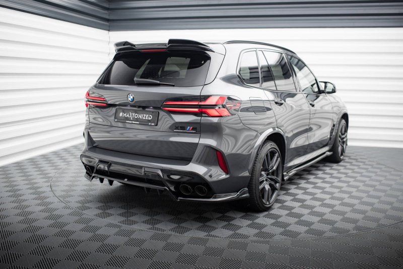 Maxton Spoiler CAP Abrisskante 3D BMW X5 M F95 schwarz Hochglanz BM-X5M-F95F-CAP3D1-G