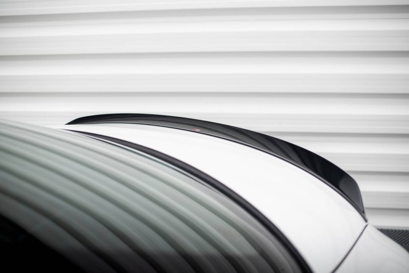 Maxton Spoiler CAP Abrisskante 3D Mercedes-Benz CLA C117 Facelift schwarz Hochglanz ME-CLA-117F-CAP3D1-G