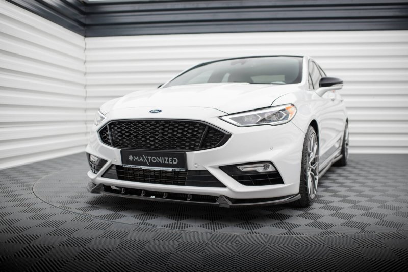 Maxton Front Ansatz Ford Mondeo Sport Mk5 Facelift / Fusion Sport Mk2 Facelift schwarz Hochglanz FO-MO-5F-SPORT-FD1-G