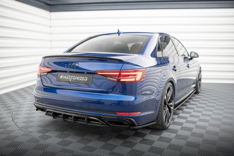 Maxton Street Pro Heckschürze für Audi A4 Competition B9 AUA4B9COMPCNC-RS1B+BRBI