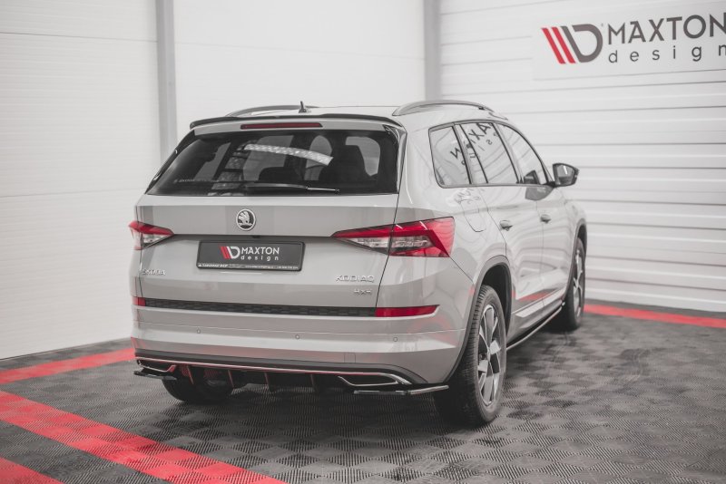 Maxton Spoiler CAP V.1 für Skoda Kodiaq Mk1 Sportline/RS schwarz Hochglanz SK-KO-1-SL-CAP1-G