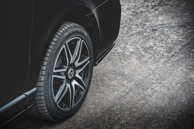 Maxton Heck Ansatz Flaps Diffusor V.2 für Mercedes-Benz V-Klasse AMG-Line W447 Facelift schwarz Hochglanz ME-V-447F-AMGLINE-RSD2-G