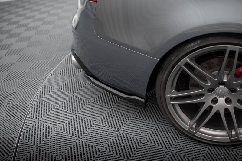 Maxton Heck Ansatz Flaps Diffusor Audi S5 / A5 S-Line Coupe 8T Facelift schwarz Hochglanz AU-S5-1F-RSD2-G