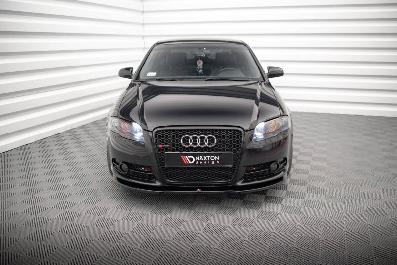 Maxton Front Ansatz Audi A4 S-Line B7 schwarz Hochglanz AU-A4-B7-SLINE-FD1-G