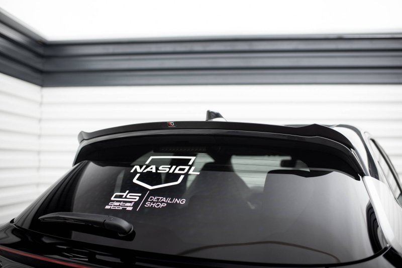 Maxton Spoiler CAP Abrisskante Toyota Yaris GR Sport Mk4 schwarz Hochglanz TO-YA-4-GRSPORT-CAP1-G