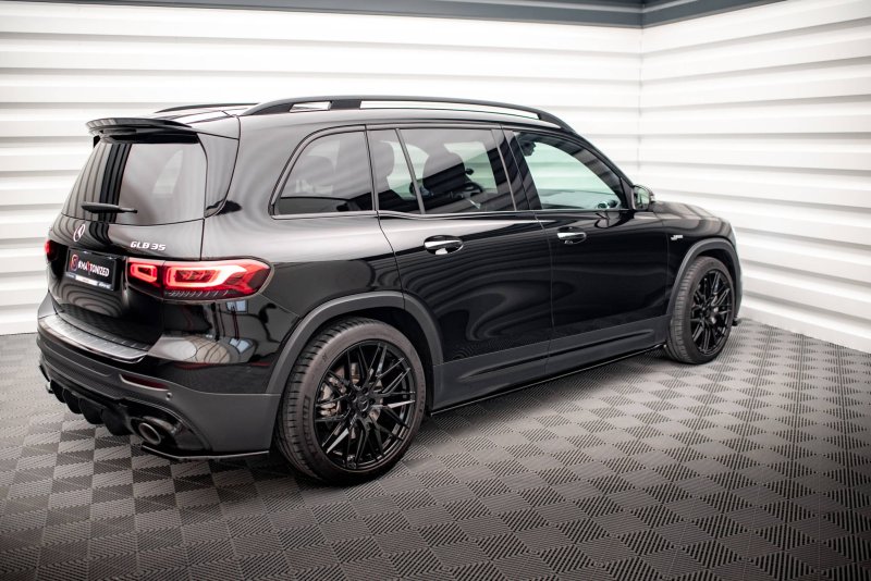 Maxton Seitenschweller Ansatz für Mercedes-AMG GLB 35 X247 schwarz Hochglanz ME-GLB-35-247-SD1-G