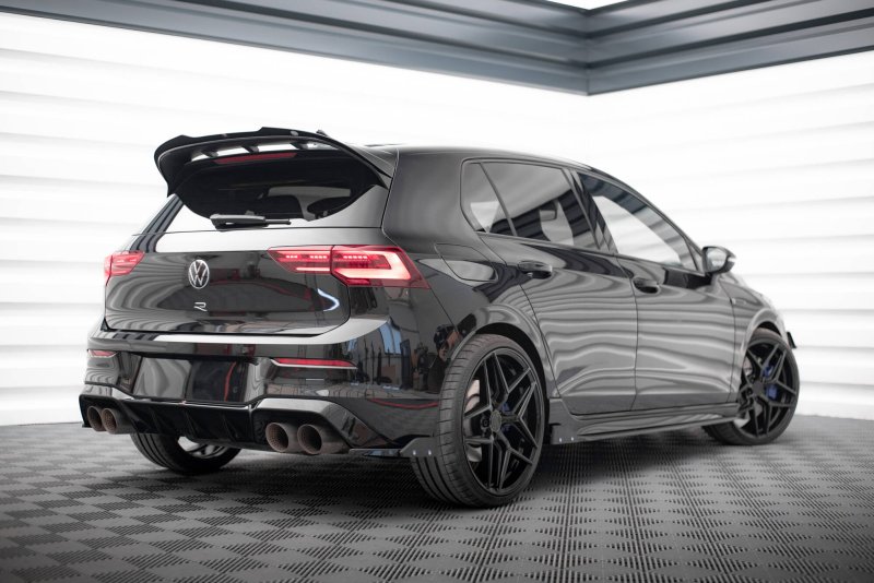 Maxton Heck Ansatz Flaps Diffusor V.5 + Flaps VW Golf R Mk8 VW-GO-8-R-RSD5G+RSF1B