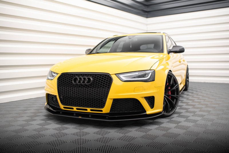 Maxton Street Pro Front Ansatz für für Audi RS4 B8 AURS4B8CNC-FD1BRB