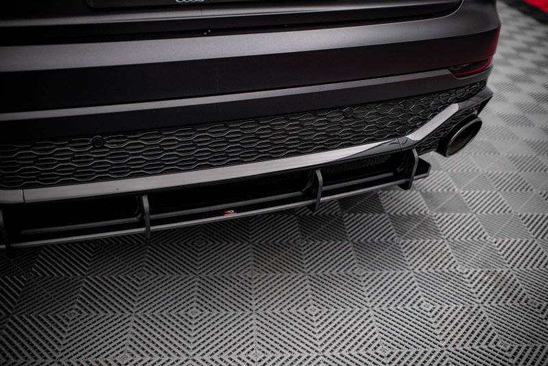 Maxton Street Pro Heckschürze für Audi RSQ8 Mk1 AURSQ81CNC-RS1B+BRBI