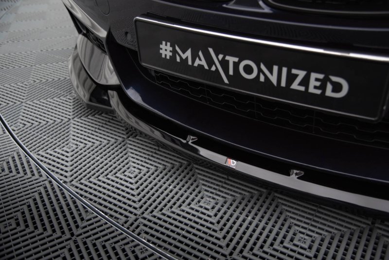 Maxton Front Ansatz V.6 BMW 4er Coupe / Gran Coupe / Cabrio M-Paket F32 / F36 / F33 schwarz Hochglanz BM-4-F36-GC-MPACK-FD2-G