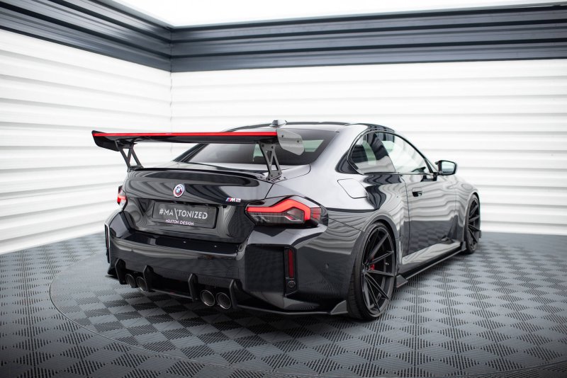 Maxton Street Pro Heck Ansatz Flaps Diffusor V.2 BMW M2 G87 BMM2G87CNC-RSD2BRB