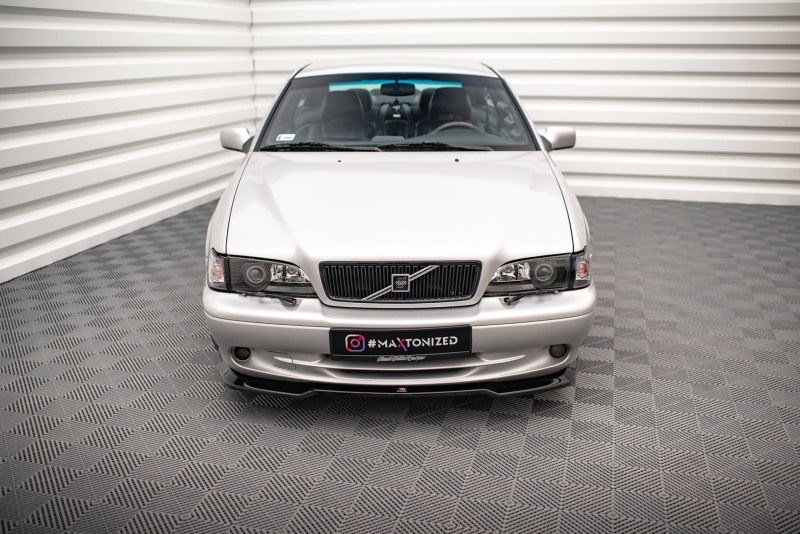 Maxton Front Ansatz V.2 für Volvo C70 Mk1 schwarz Hochglanz VO-C70-1-FD2-G