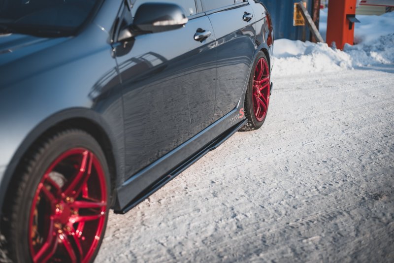 Preview: Maxton Seitenschweller Ansatz für V.2 für Honda Accord Mk7 Type-S schwarz Hochglanz HO-AC-7-TYPE-S-SD2-G