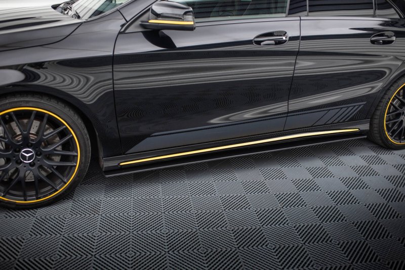 Maxton Street Pro Seitenschweller Ansatz Mercedes-AMG CLA 45 C117 Facelift MECLA117AMGAEROCNC-SD1BRB