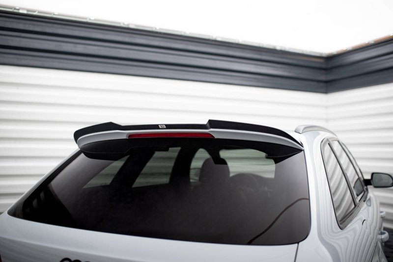 Maxton Spoiler CAP Abrisskante Audi A4 Competition Avant B8 Facelift schwarz Hochglanz AU-A4-B8F-COMP-CAP1-G