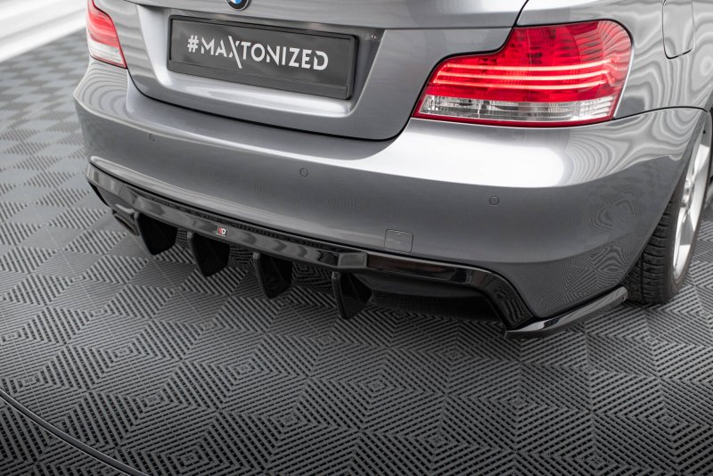 Maxton Diffusor Heck Ansatz BMW 1er M-Paket E82 BM-1-82-MPACK-C-RS1GO_