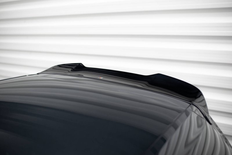 Maxton Spoiler CAP Abrisskante 3D VW Golf R / R-Line / GTI Mk7 schwarz Hochglanz VW-GO-7F-R-CAP3D1-G