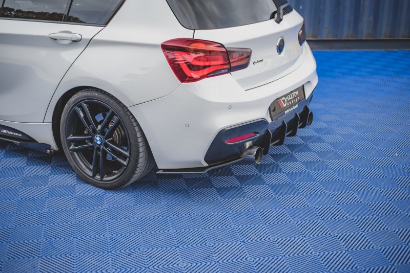 Maxton Racing Heck Ansatz Flaps Diffusor V.2 für BMW 1er F20 M140i  BM1F20FMCNC-RSD2B