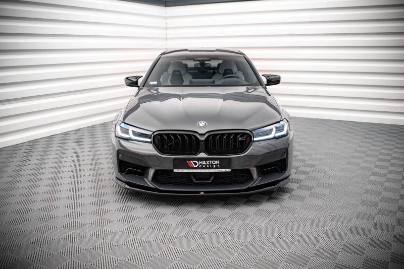 Maxton Front Ansatz V.3 für BMW M5 F90 Facelift schwarz Hochglanz BM-5-90F-M-FD3-G