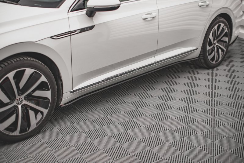 Maxton Street Pro Seitenschweller Ansatz für Volkswagen Arteon R-Line Facelift VWAR1FRLINECNC-SD1BRB