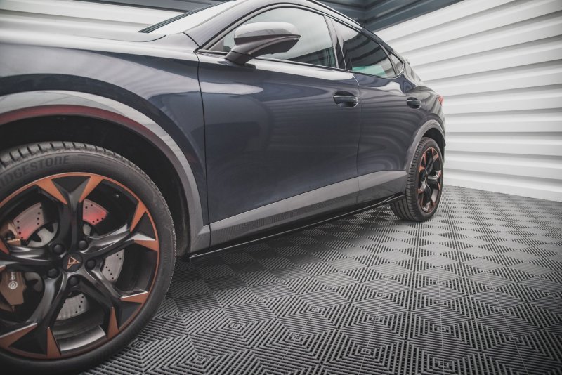 Maxton Seitenschweller Ansatz für Cupra Formentor schwarz Hochglanz CU-FO-1-SD1-G