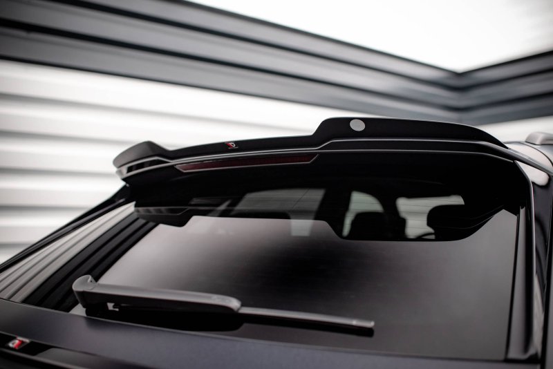 Maxton Höher Spoiler CAP für Audi RSQ8 Mk1 schwarz Hochglanz AU-RSQ8-1-CAP1-G