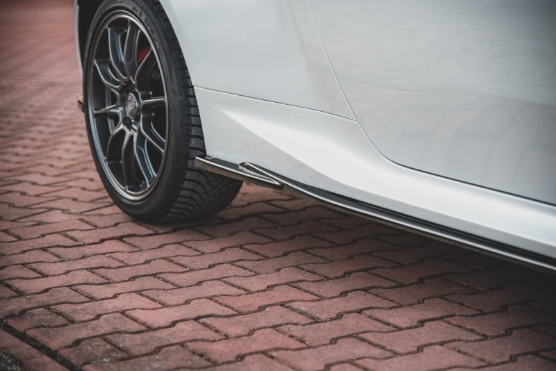 Maxton Seitenschweller Ansatz für V.1 für Toyota GR Yaris Mk4 schwarz Hochglanz TO-YA-4-GR4-SD1-G