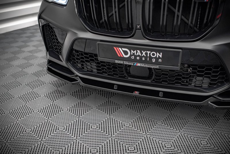 Maxton Front Ansatz V.2 für BMW  X5M F95 schwarz Hochglanz BM-X5M-05-FD2-G