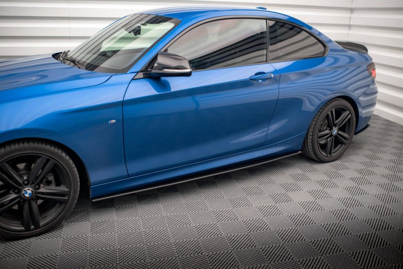 Maxton Street Pro Seitenschweller Ansatz für BMW 2 M-Paket F22 BM222MPACKCNC-SD1BRB