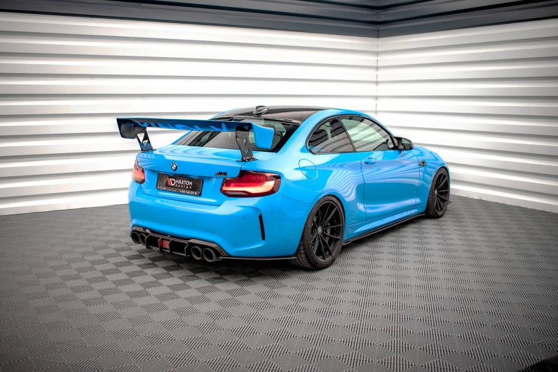 Maxton Street Pro Heckschürze für BMW M2 F87 BM287MCOMPCNC-RS2BRB