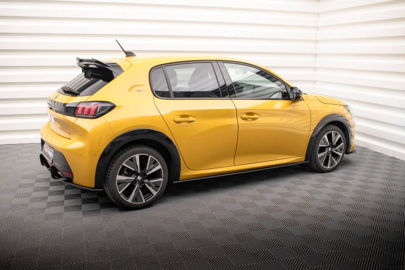Maxton Street Pro Seitenschweller Ansatz für Peugeot 208 GT Mk2 PE2082GTCNC-SD1BRB