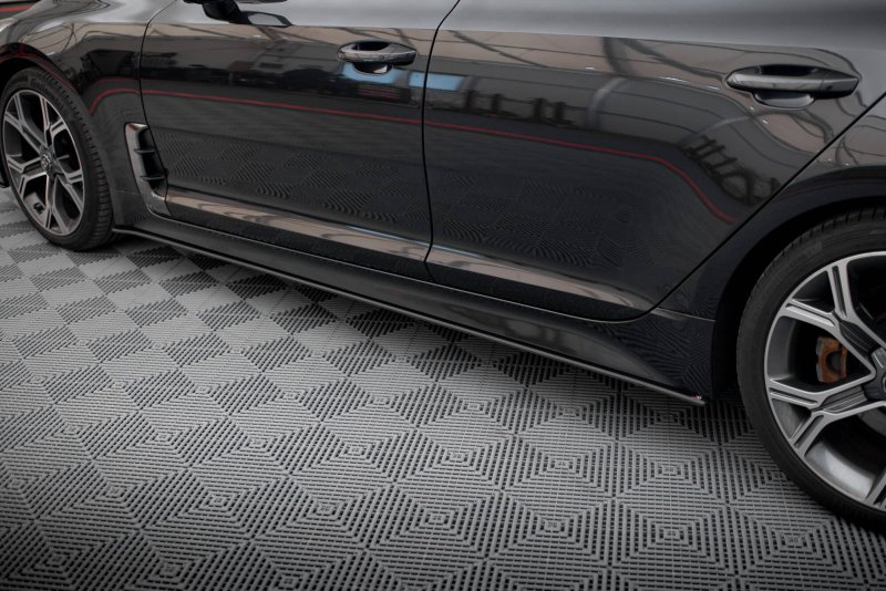 Maxton Street Pro Seitenschweller Ansatz Kia Stinger GT / GT-Line / Standard Mk1 KIST1GTLINECNC-SD1B
