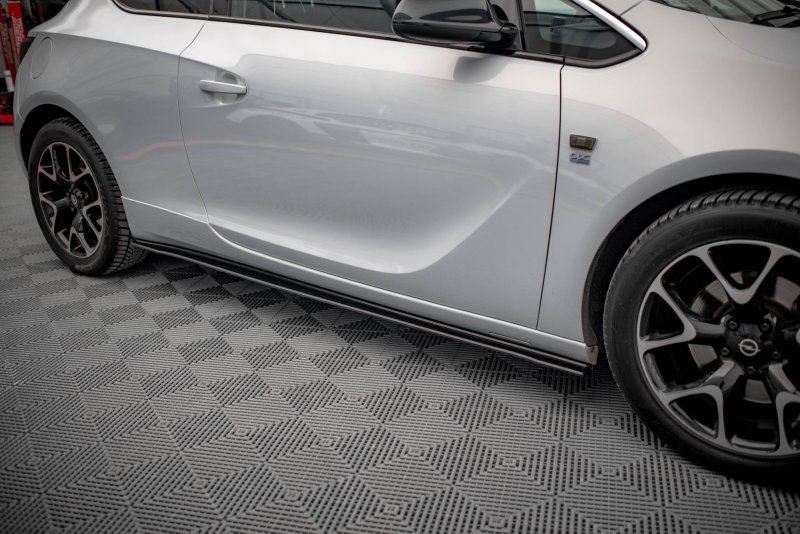 Maxton Street Pro Seitenschweller Ansatz für Opel Astra GTC OPC-Line J OPASJGTCOPCLINECNC-SD1BRB