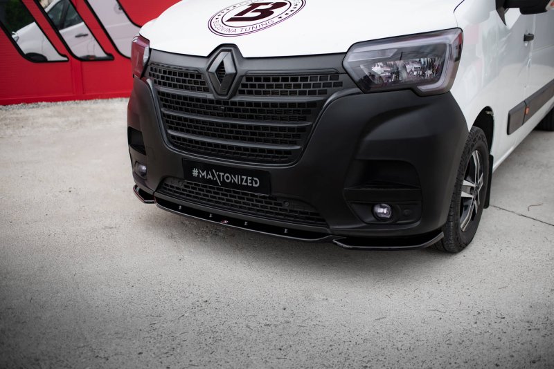 Maxton Front Ansatz Renault Master Mk3 Facelift schwarz Hochglanz RE-MA-3F-FD1-G