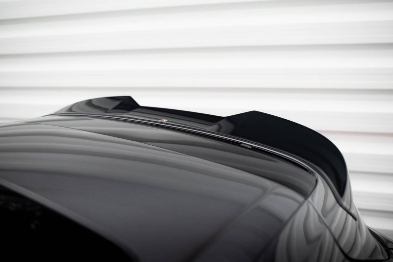 Maxton Spoiler CAP Abrisskante 3D Porsche Cayenne SUV Mk3 Facelift schwarz Hochglanz PO-CAY-3F-CAP3D1-G
